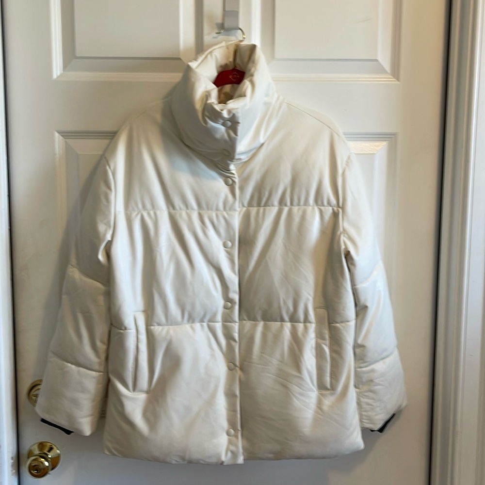 Faux leather jacket